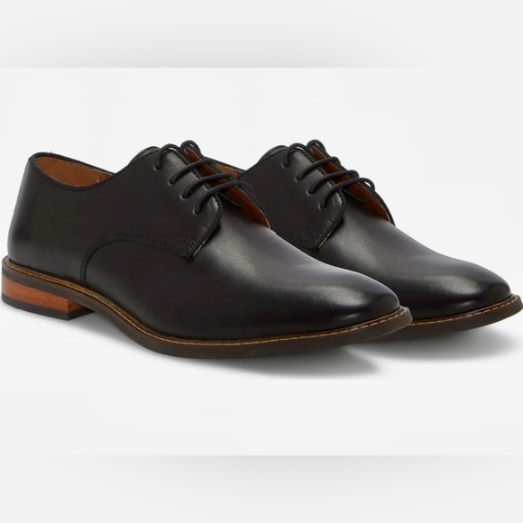 NWB Vince Camuto Mens Lamson Oxford Cap Toe Leather BLK 8 MSRP $189 - Picture 8 of 11